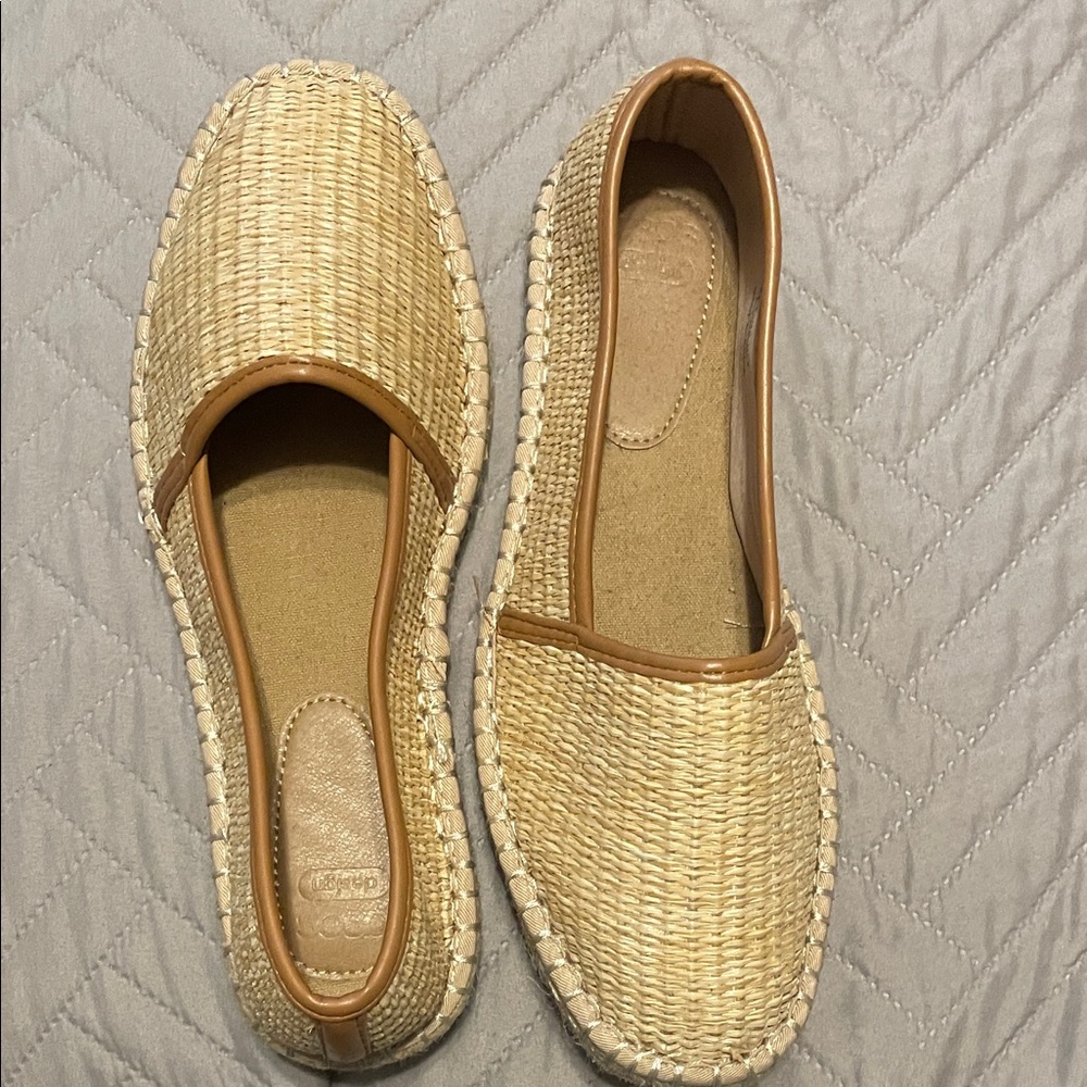 ASOS Cream and Tan Espadrille Flats
